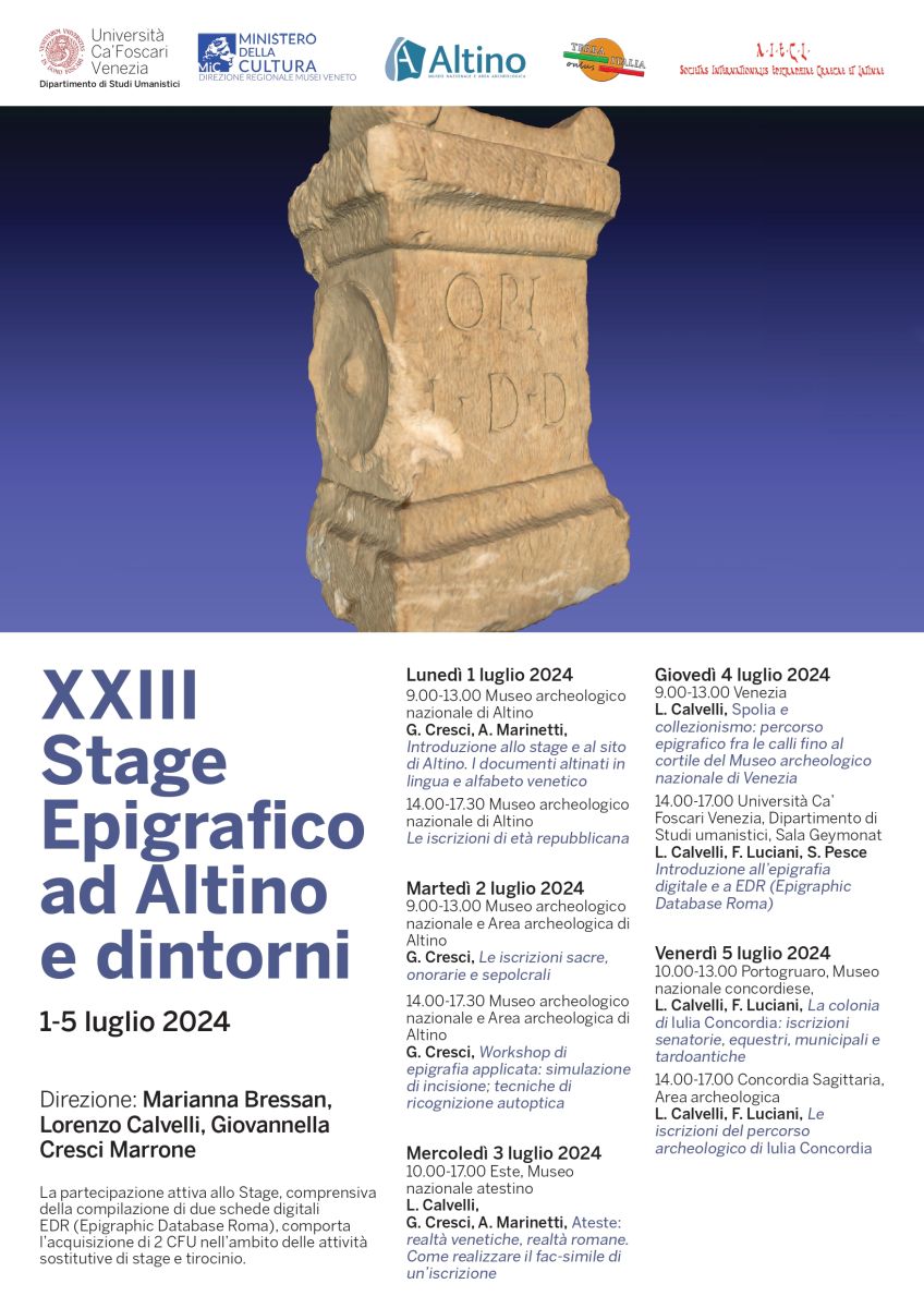 XXIII Stage epigrafico